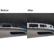 For Nissan 350Z 2003-2009 2pcs Car Glass Lift Diamond Decorative Sticker, Left Drive