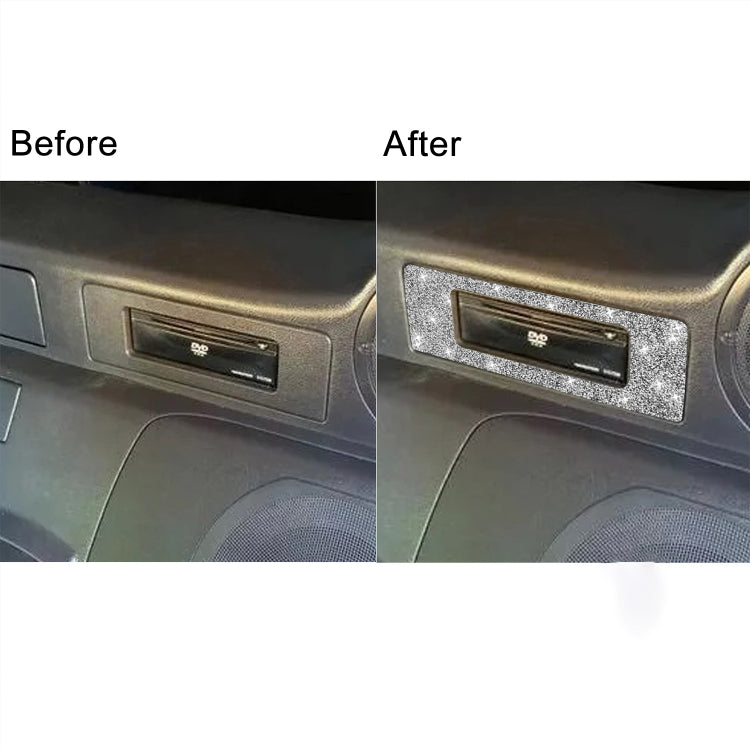 For Nissan 350Z 2003-2009 Car DVD Player Diamond Decorative Sticker,Left and Right Drive Universal