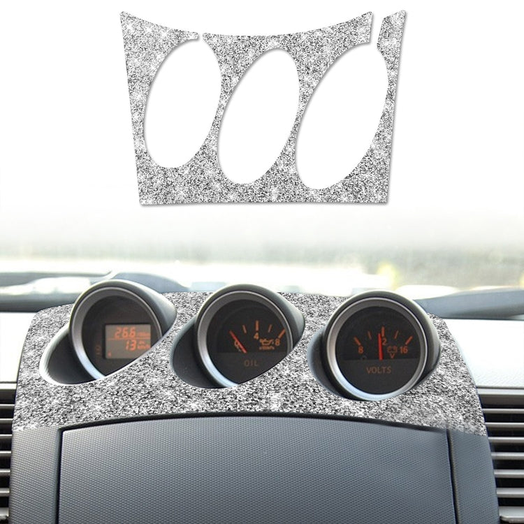 For Nissan 350Z 2003-2009 Car Radio Air Conditioner Console Diamond Decorative Sticker, Left Drive - Car Interior Mouldings by PMC TechLife | Online Shopping South Africa | PMC TechLife | Buy Now Pay Later Mobicred