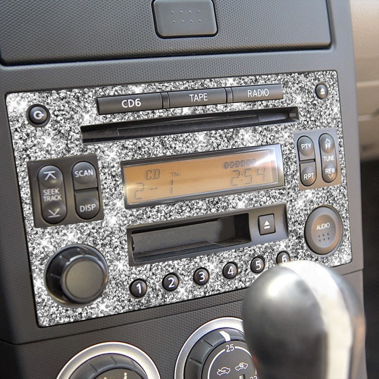 For Nissan 350Z 2003-2009 Car CD Radio Play Panel Diamond Decorative Sticker,Left and Right Drive Universal - free shipping - PMC TechLife - Order now!
