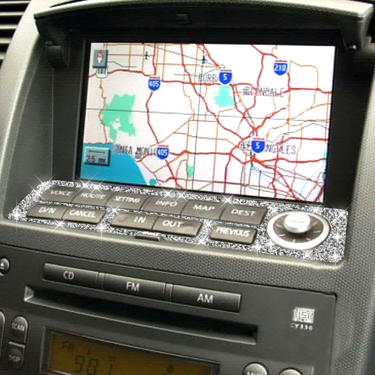 For Nissan 350Z 2003-2009 Car Navigation Key Diamond Decorative Sticker,Left and Right Drive Universal - Car Interior Mouldings by PMC TechLife | Online Shopping South Africa | PMC TechLife | Buy Now Pay Later Mobicred