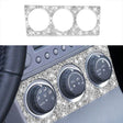 For Nissan 350Z 2003-2009 Car Air Conditioning Adjustment Diamond Decorative Sticker,Left and Right Drive Universal - Car Interior Mouldings by PMC TechLife | Online Shopping South Africa | PMC TechLife | Buy Now Pay Later Mobicred