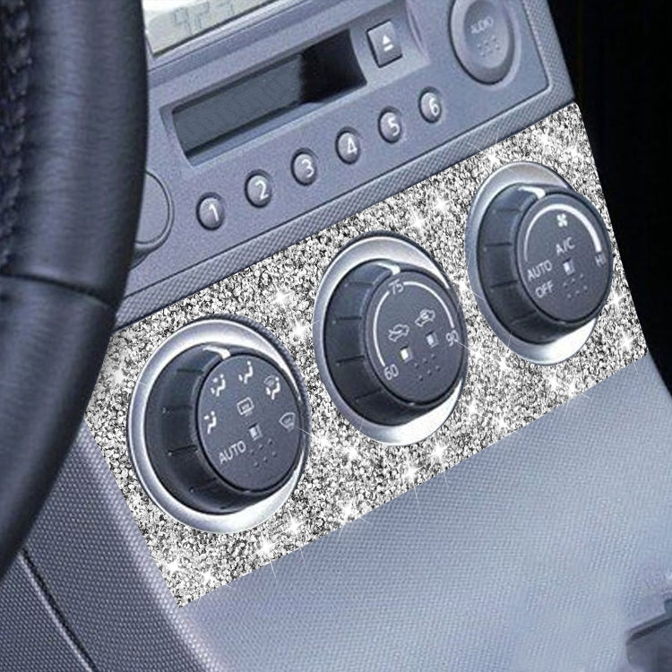 For Nissan 350Z 2003-2009 Car Air Conditioning Adjustment Diamond Decorative Sticker,Left and Right Drive Universal - Car Interior Mouldings by PMC TechLife | Online Shopping South Africa | PMC TechLife | Buy Now Pay Later Mobicred