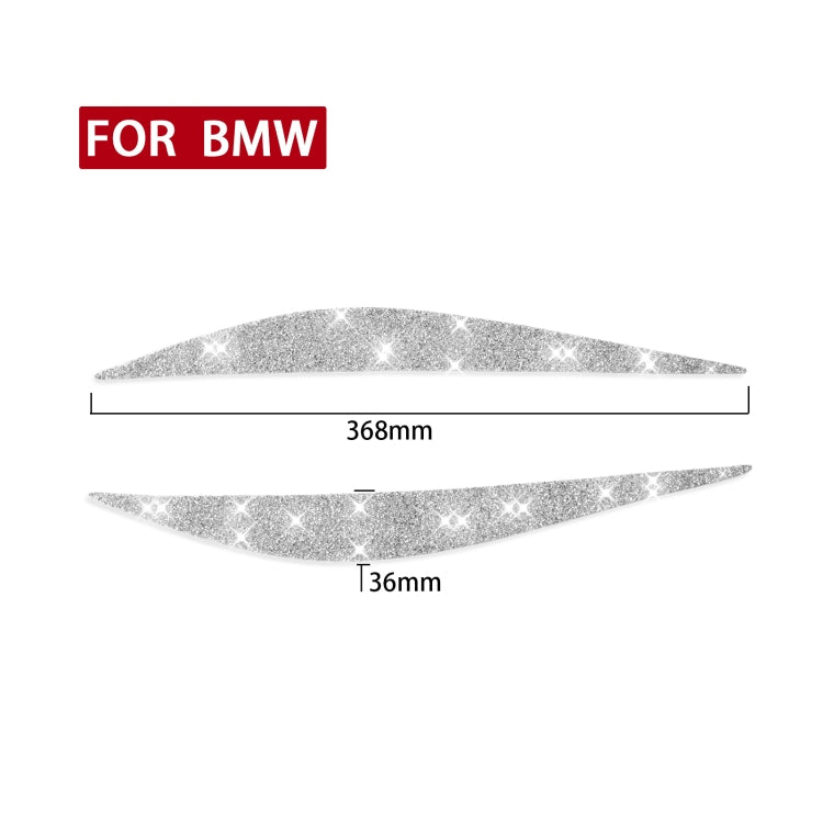 For BMW Series 3 G20 G28 2019-2020 Car Lamp Eyebrow Diamond Decoration Sticker, Left and Right Drive - Lamp Decoration by PMC TechLife | Online Shopping South Africa | PMC TechLife | Buy Now Pay Later Mobicred