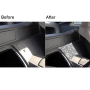 For Nissan 350Z 2003-2009 2pcs Car Rear Of Center Console Diamond Decorative Sticker, Left Drive