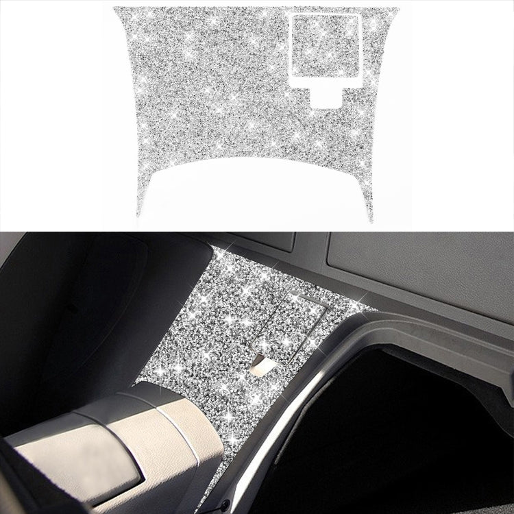 For Nissan 350Z 2003-2009 2pcs Car Rear Of Center Console Diamond Decorative Sticker, Right Drive - Car Interior Mouldings by PMC TechLife | Online Shopping South Africa | PMC TechLife | Buy Now Pay Later Mobicred