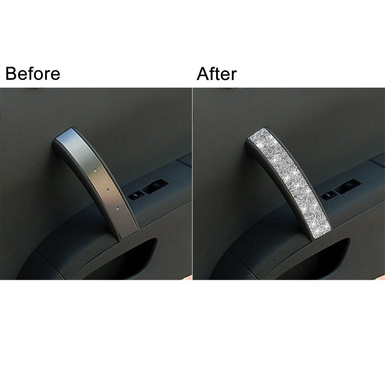 For Nissan 350Z 2003-2009 Car Passenger Side Door Handle Diamond Decorative Sticker, Right Drive