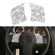 For Nissan 350Z 2003-2009 2pcs Car Steering Wheel Button Frame B Diamond Sticker,Left and Right Drive Universal - Car Interior Mouldings by PMC TechLife | Online Shopping South Africa | PMC TechLife | Buy Now Pay Later Mobicred