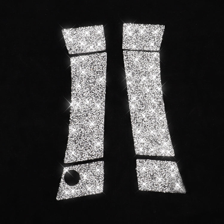 For Nissan 350Z 2003-2009 6pcs Car Door Outer Handle Diamond Decorative Sticker, Left Drive - Car Interior Mouldings by PMC TechLife | Online Shopping South Africa | PMC TechLife | Buy Now Pay Later Mobicred