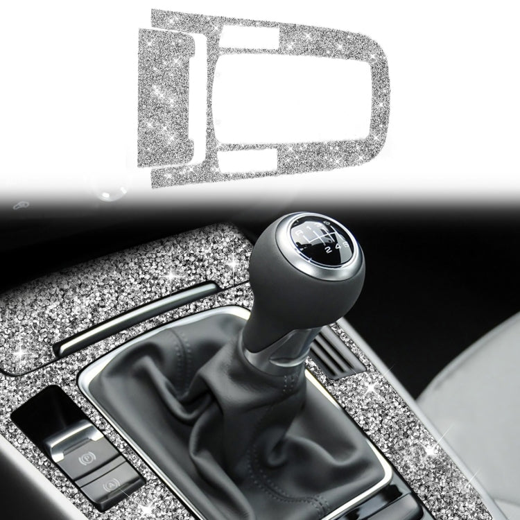 For Audi A4L / A5 / Q5 Car Gear Panel A Diamond Decoration Sticker, Left and Right Drive - Car Interior Mouldings by PMC TechLife | Online Shopping South Africa | PMC TechLife | Buy Now Pay Later Mobicred
