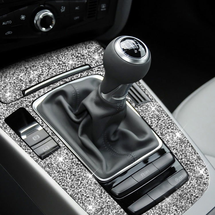 For Audi A4L / A5 / Q5 Car Gear Panel A Diamond Decoration Sticker, Left and Right Drive - Car Interior Mouldings by PMC TechLife | Online Shopping South Africa | PMC TechLife | Buy Now Pay Later Mobicred