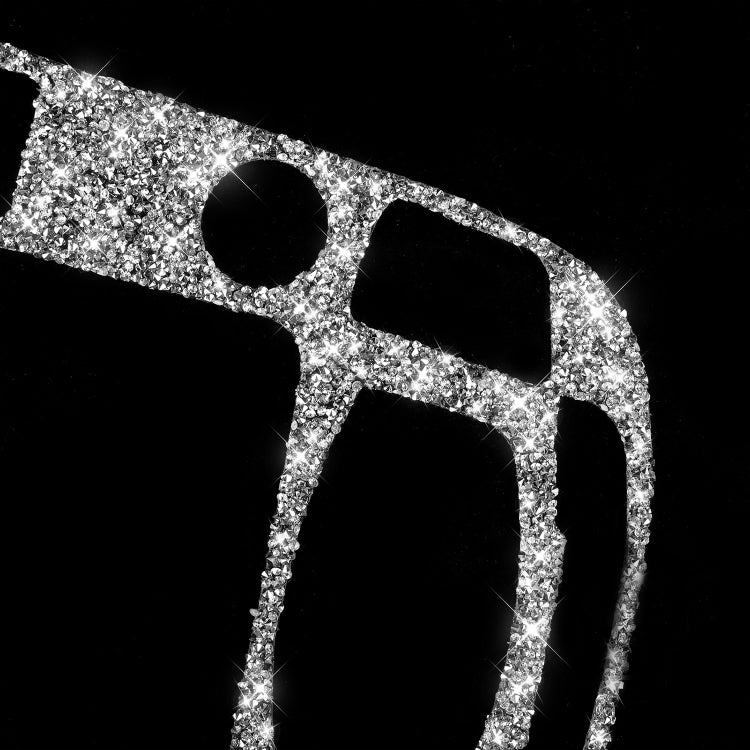 For Audi A4L / A5 / Q5 Car Gear Panel C Diamond Decoration Sticker, Left and Right Drive - Car Interior Mouldings by PMC TechLife | Online Shopping South Africa | PMC TechLife | Buy Now Pay Later Mobicred