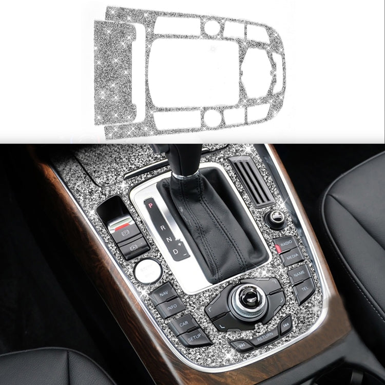 For Audi A4L / A5 / Q5 Car Gear Panel D Diamond Decoration Sticker, Left and Right Drive - Car Interior Mouldings by PMC TechLife | Online Shopping South Africa | PMC TechLife | Buy Now Pay Later Mobicred