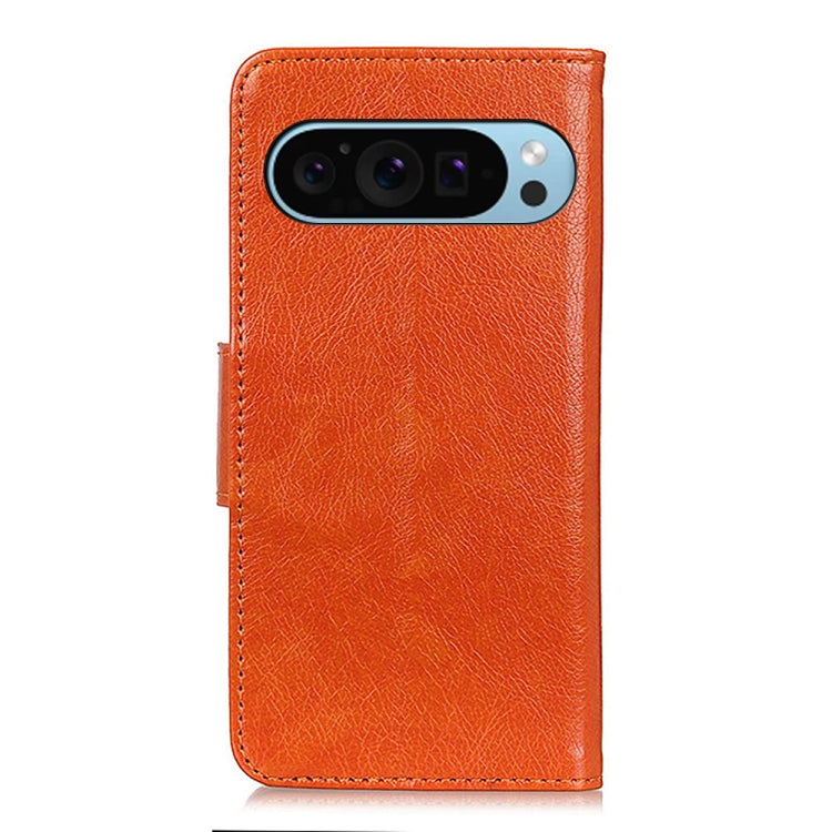 For Google Pixel 9 Nappa Texture Horizontal Flip Leather Phone Case(Orange) - Google Cases by PMC TechLife | Online Shopping South Africa | PMC TechLife | Buy Now Pay Later Mobicred