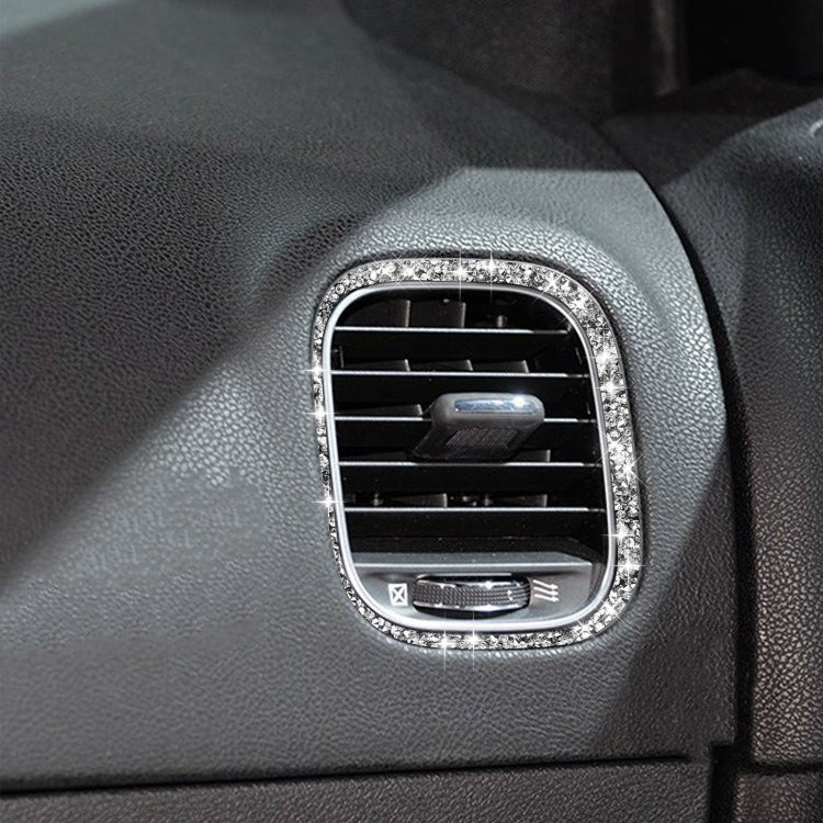 For Dodge Charger 2011-2014 Car Front Passenger Seat Air Vent Diamond Decorative Sticker, Left-hand Drive - Car Interior Mouldings by PMC TechLife | Online Shopping South Africa | PMC TechLife | Buy Now Pay Later Mobicred
