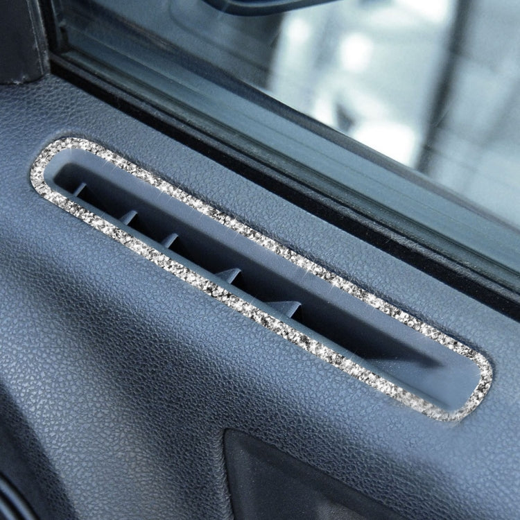 For Dodge Charger 2011-2014 Car Window Defogger Air Vent Diamond Decorative Sticker, Left-hand Drive - Car Interior Mouldings by PMC TechLife | Online Shopping South Africa | PMC TechLife | Buy Now Pay Later Mobicred