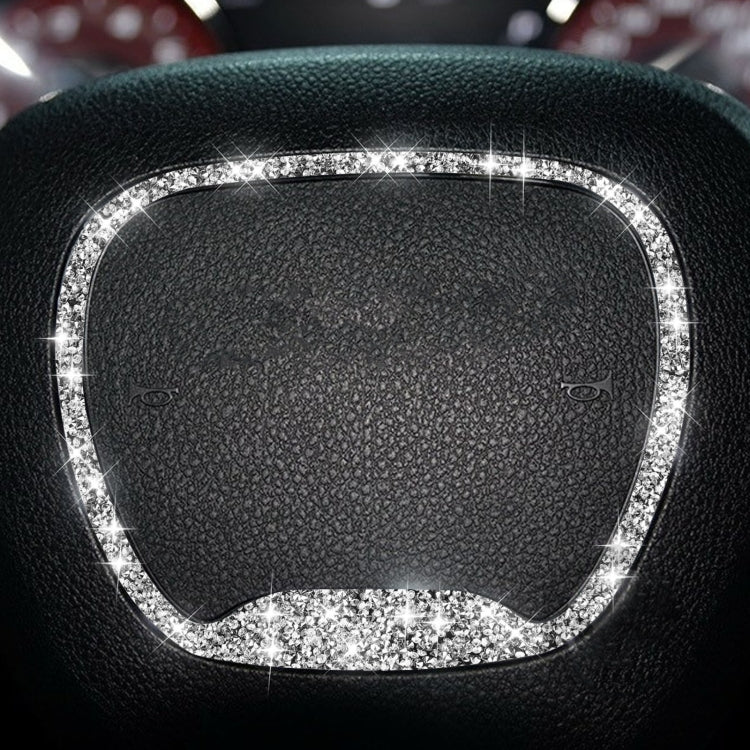 For Dodge Challenger 2015-2021 Car Steering Wheel Diamond Decorative Sticker, Left and Right Drive - Car Interior Mouldings by PMC TechLife | Online Shopping South Africa | PMC TechLife | Buy Now Pay Later Mobicred
