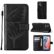 For Motorola Moto G Play 5G 2024 Embossed Butterfly Leather Phone Case(Black) - Motorola Cases by PMC Jewellery | Online Shopping South Africa | PMC Jewellery | Buy Now Pay Later Mobicred