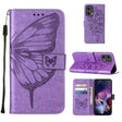 For Motorola Moto G Stylus 5G 2024 Embossed Butterfly Leather Phone Case(Purple) - free shipping - PMC Jewellery - Order now!