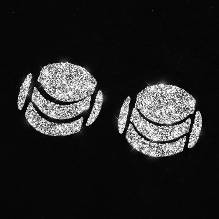For Nissan 350Z 2006-2009 10pcs Car Left and Right Exhaust Port Diamond Sticker,Left and Right Drive Universal - Car Interior Mouldings by PMC TechLife | Online Shopping South Africa | PMC TechLife | Buy Now Pay Later Mobicred