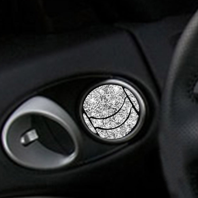 For Nissan 350Z 2006-2009 10pcs Car Left and Right Exhaust Port Diamond Sticker,Left and Right Drive Universal - Car Interior Mouldings by PMC TechLife | Online Shopping South Africa | PMC TechLife | Buy Now Pay Later Mobicred