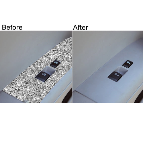 For Nissan 350Z 2006-2009 Car Glass Lifting Diamond Sticker, Right Drive