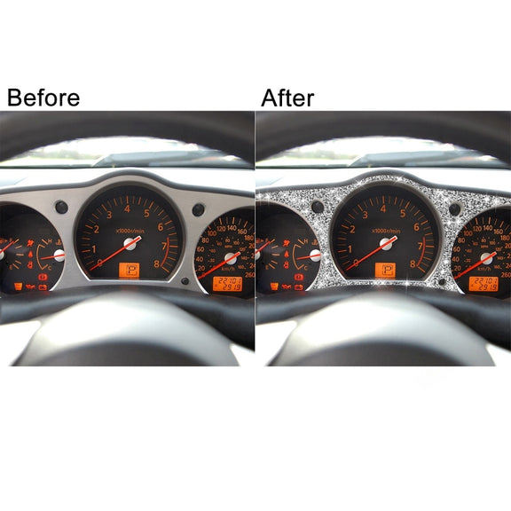 For Nissan 350Z 2006-2009 Car Speedometer Diamond Sticker,Left and Right Drive Universal