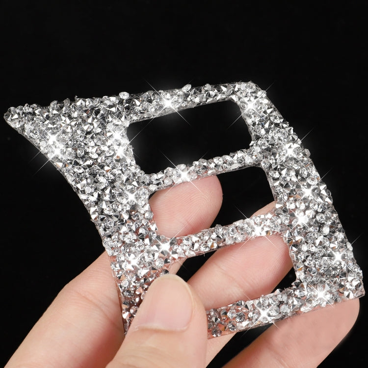 For Nissan 350Z 2006-2009 Car Steering Wheel Button Frame Diamond Sticker,Left and Right Drive Universal - Car Interior Mouldings by PMC TechLife | Online Shopping South Africa | PMC TechLife | Buy Now Pay Later Mobicred