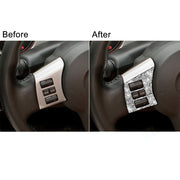 For Nissan 350Z 2006-2009 Car Steering Wheel Button Frame Diamond Sticker,Left and Right Drive Universal