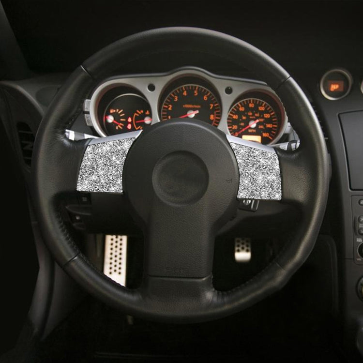 For Nissan 350Z 2006-2009 Car Steering Wheel Diamond Sticker,Left and Right Drive Universal - Car Interior Mouldings by PMC TechLife | Online Shopping South Africa | PMC TechLife | Buy Now Pay Later Mobicred