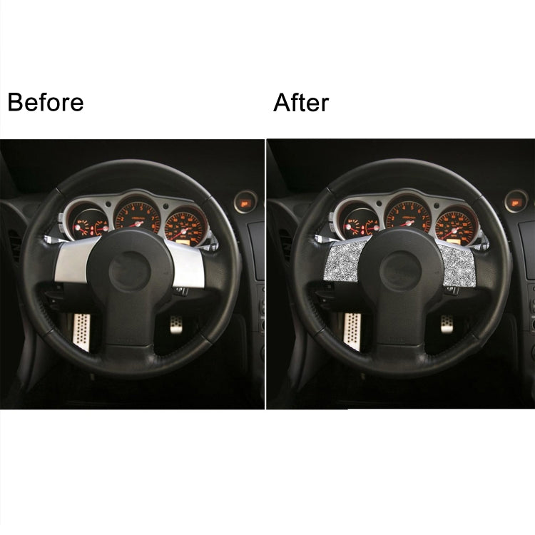 For Nissan 350Z 2006-2009 Car Steering Wheel Diamond Sticker,Left and Right Drive Universal