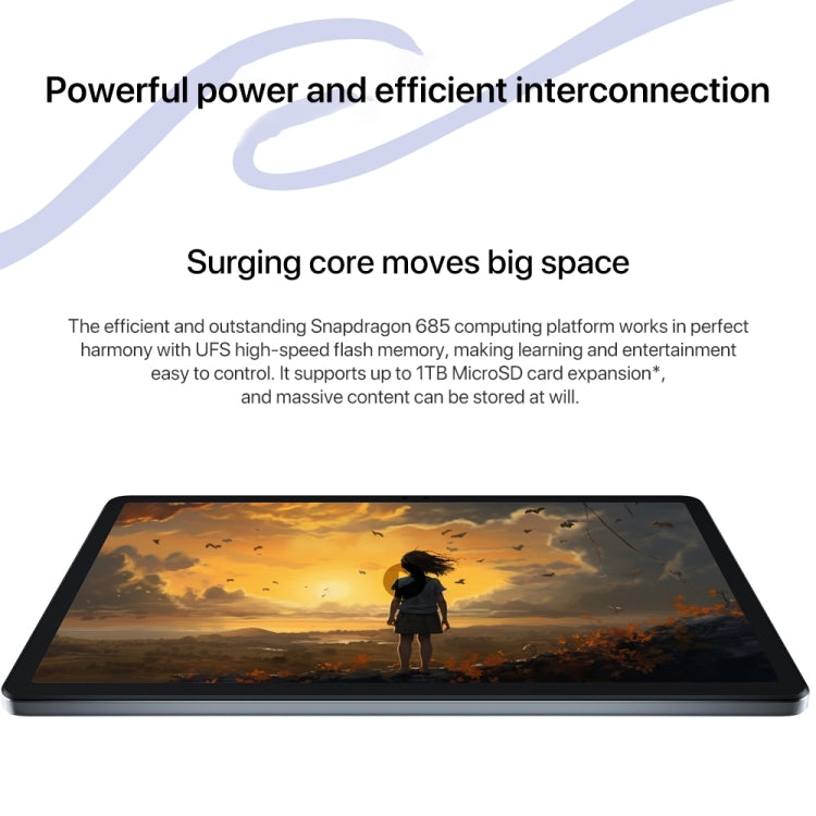 Lenovo Xiaoxin Pad 2024 11 inch WiFi Tablet, 6GB+128GB, Android 13, Qualcomm Snapdragon 685 Octa Core, Support Face Identification(Dark Grey) - free shipping - PMC TechLife - Order now!
