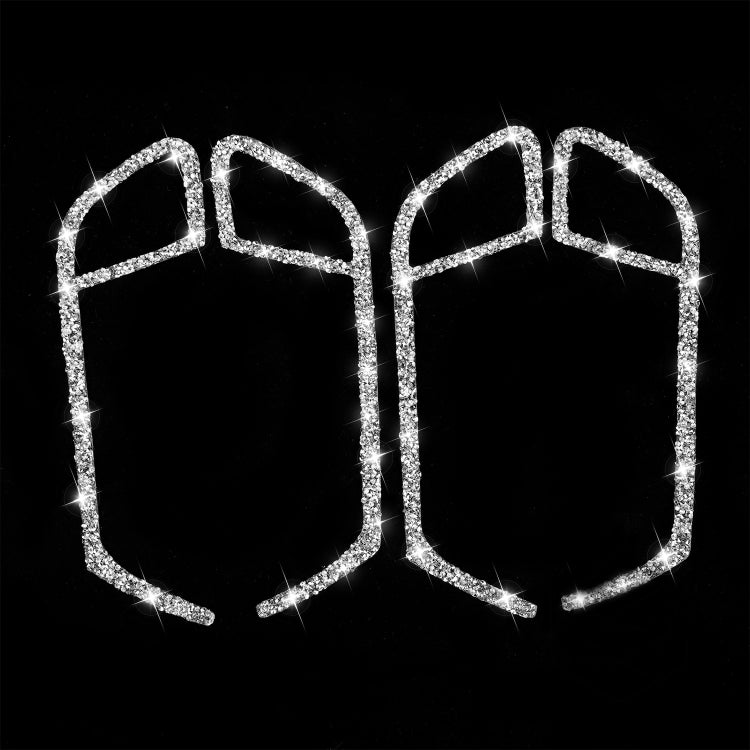 For Audi A4 / A5 / Q5 Car Door Inner Handle Frame Diamond Decoration Sticker, Left and Right Drive - free shipping - PMC TechLife - Order now!