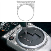 For Nissan 350Z 2006-2009 Car Gear Panel Diamond Sticker, Left Drive