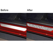 For Tesla Model 3 Car Rear Door Sill Strip Diamond Sticker,Left and Right Drive Universal