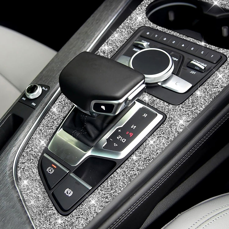For Audi A4L / A5 2017-2019 Car Large Gear Panel Diamond Decoration Sticker, Right Drive - Car Interior Mouldings by PMC TechLife | Online Shopping South Africa | PMC TechLife | Buy Now Pay Later Mobicred