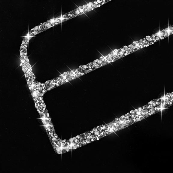For Tesla Model X Car Central Control Instrument Air Outlet Diamond Sticker, Right Drive