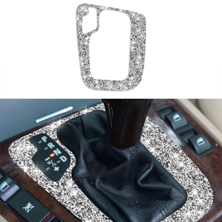 For BMW Series 3 E46 1998-2005 Car Gear Panel Frame Diamond Decoration Sticker, Left Drive - Car Interior Mouldings by PMC TechLife | Online Shopping South Africa | PMC TechLife | Buy Now Pay Later Mobicred