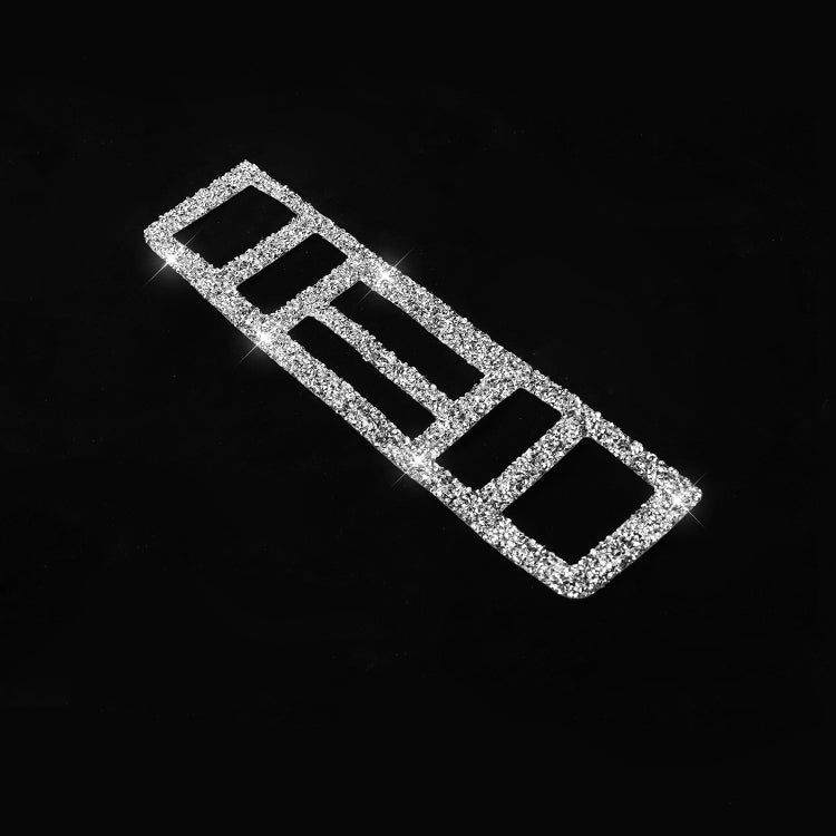 For BMW Series 3 E46 1998-2005 Car Center Control Panel Lower Diamond Decoration Sticker, Left and Right Drive - Car Interior Mouldings by PMC TechLife | Online Shopping South Africa | PMC TechLife | Buy Now Pay Later Mobicred