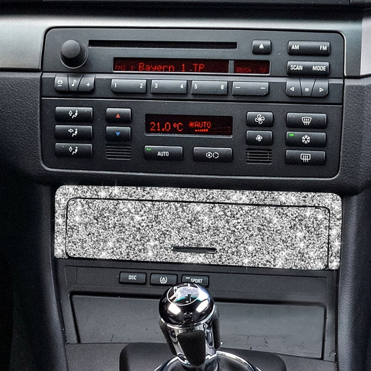 For BMW Series 3 E46 1998-2005 Car Gear Button Frame Diamond Decoration Sticker, Left Drive - Car Interior Mouldings by PMC TechLife | Online Shopping South Africa | PMC TechLife | Buy Now Pay Later Mobicred