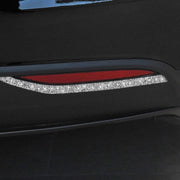 For Tesla Model X Car Rear Fog Lamp Diamond Sticker,Left and Right Drive Universal