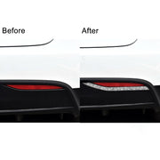 For Tesla Model X Car Rear Fog Lamp Diamond Sticker,Left and Right Drive Universal