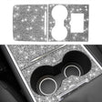 For Tesla Model 3 Car Center Control Panel with Hole Diamond Sticker,Left and Right Drive Universal - Car Interior Mouldings by PMC TechLife | Online Shopping South Africa | PMC TechLife | Buy Now Pay Later Mobicred