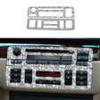 For BMW Series 3 E46 1999-2004 3pcs Car Center Control Panel Diamond Decoration Sticker, Left and Right Drive - Car Interior Mouldings by PMC TechLife | Online Shopping South Africa | PMC TechLife | Buy Now Pay Later Mobicred