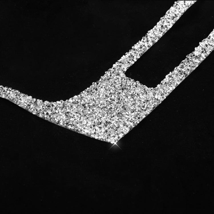 For BMW Series 3 E46 1998-2005 Car Center Control Panel Diamond Decoration Sticker, Left Drive - Car Interior Mouldings by PMC TechLife | Online Shopping South Africa | PMC TechLife | Buy Now Pay Later Mobicred