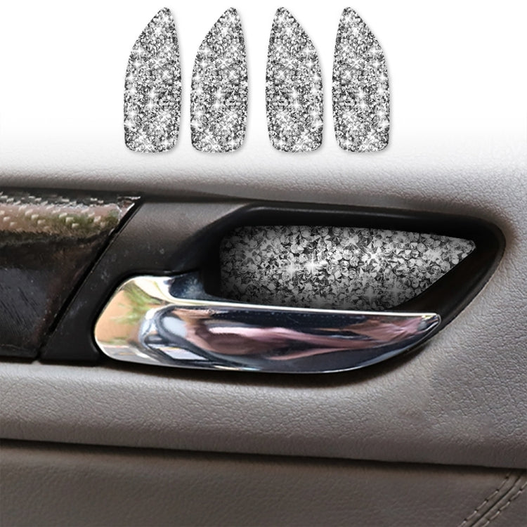 For BMW Series 3 E46 1998-2005 Car Door Bowl Diamond Decoration Sticker, Left and Right Drive - Car Interior Mouldings by PMC TechLife | Online Shopping South Africa | PMC TechLife | Buy Now Pay Later Mobicred