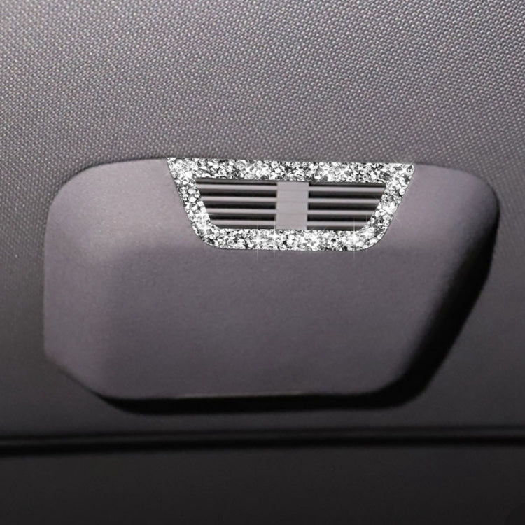 For BMW Series 3 E46 1998-2005 Car Rear Seat Roof Air Outlet Diamond Decoration Sticker, Left and Right Drive - Car Interior Mouldings by PMC TechLife | Online Shopping South Africa | PMC TechLife | Buy Now Pay Later Mobicred