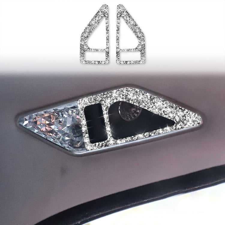 For BMW Series 3 E46 1998-2005 Car Rear Seat Reading Light Diamond Decoration Sticker, Left and Right Drive - Car Interior Mouldings by PMC TechLife | Online Shopping South Africa | PMC TechLife | Buy Now Pay Later Mobicred