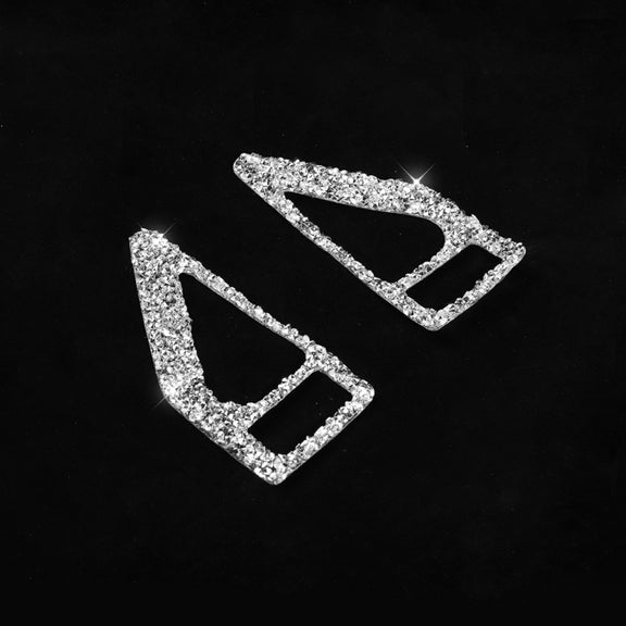 For BMW Series 3 E46 1998-2005 Car Rear Seat Reading Light Diamond Decoration Sticker, Left and Right Drive