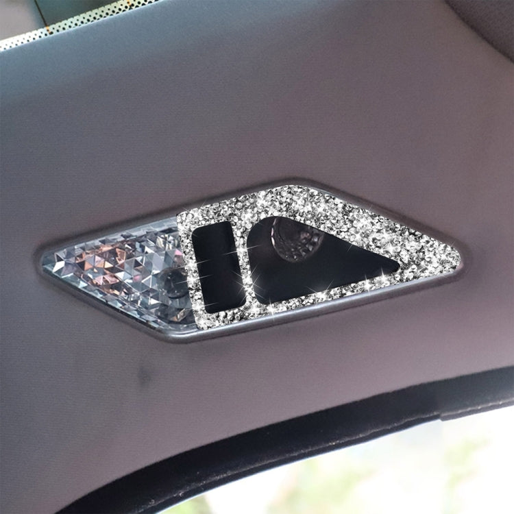 For BMW Series 3 E46 1998-2005 Car Rear Seat Reading Light Diamond Decoration Sticker, Left and Right Drive - Car Interior Mouldings by PMC TechLife | Online Shopping South Africa | PMC TechLife | Buy Now Pay Later Mobicred